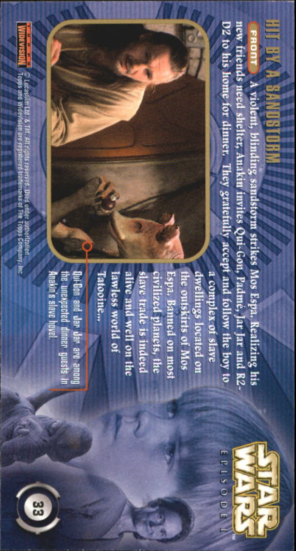 B0310- 1999 Star Wars Episode One Widevision Cards -You Pick- 15+ DARMOWA WYSYŁKA Z USA - Zdjęcie 67 z 161