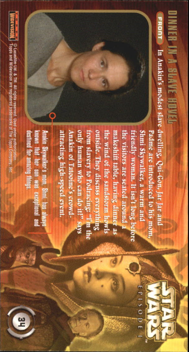 B0310- 1999 Star Wars Episode One Widevision Cards -You Pick- 15+ DARMOWA WYSYŁKA Z USA - Zdjęcie 69 z 161