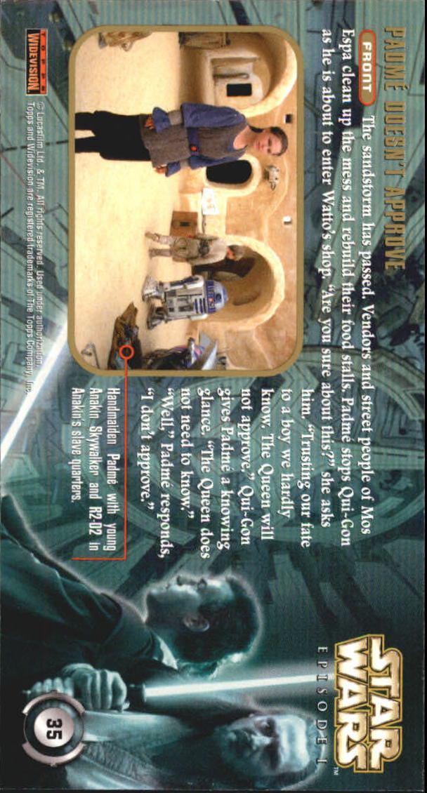 B0310- 1999 Star Wars Episode One Widevision Cards -You Pick- 15+ DARMOWA WYSYŁKA Z USA - Zdjęcie 71 z 161
