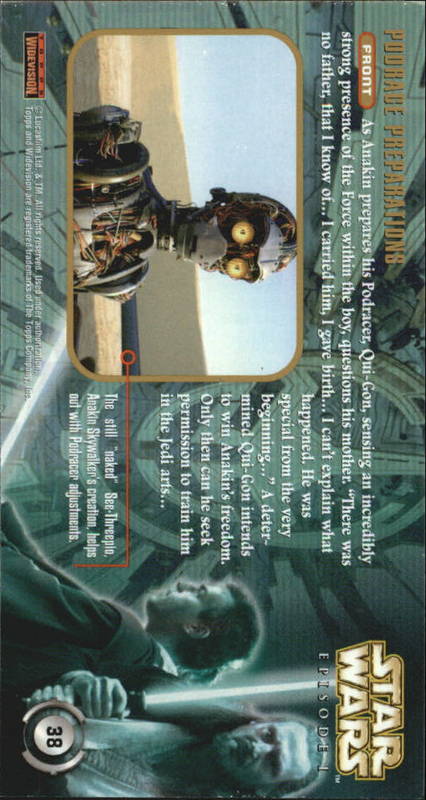 B0310- 1999 Star Wars Episode One Widevision Cards -You Pick- 15+ DARMOWA WYSYŁKA Z USA - Zdjęcie 77 z 161