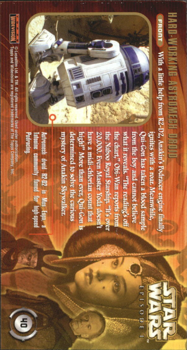 B0310- 1999 Star Wars Episode One Widevision Cards -You Pick- 15+ DARMOWA WYSYŁKA Z USA - Zdjęcie 81 z 161