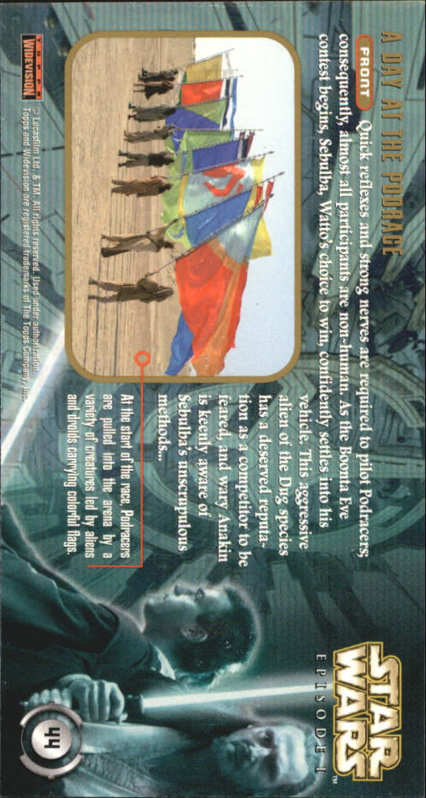 B0310- 1999 Star Wars Episode One Widevision Cards -You Pick- 15+ DARMOWA WYSYŁKA Z USA - Zdjęcie 89 z 161
