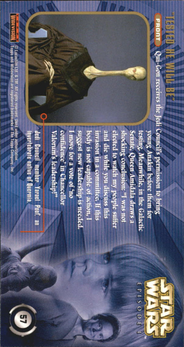 B0310- 1999 Star Wars Episode One Widevision Cards -You Pick- 15+ DARMOWA WYSYŁKA Z USA - Zdjęcie 115 z 161