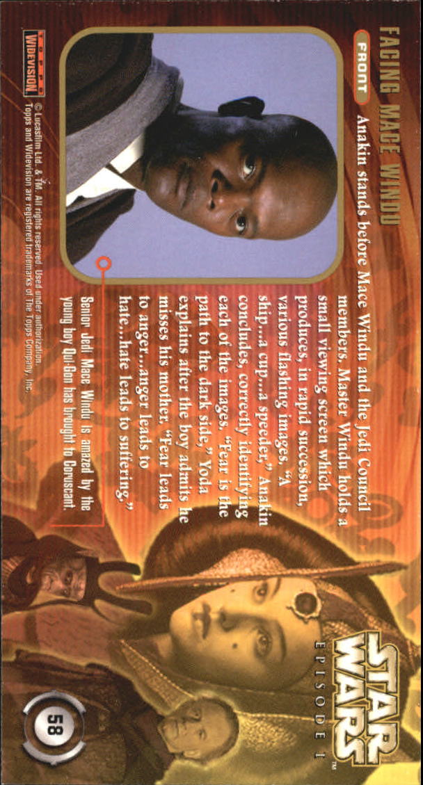 B0310- 1999 Star Wars Episode One Widevision Cards -You Pick- 15+ DARMOWA WYSYŁKA Z USA - Zdjęcie 117 z 161