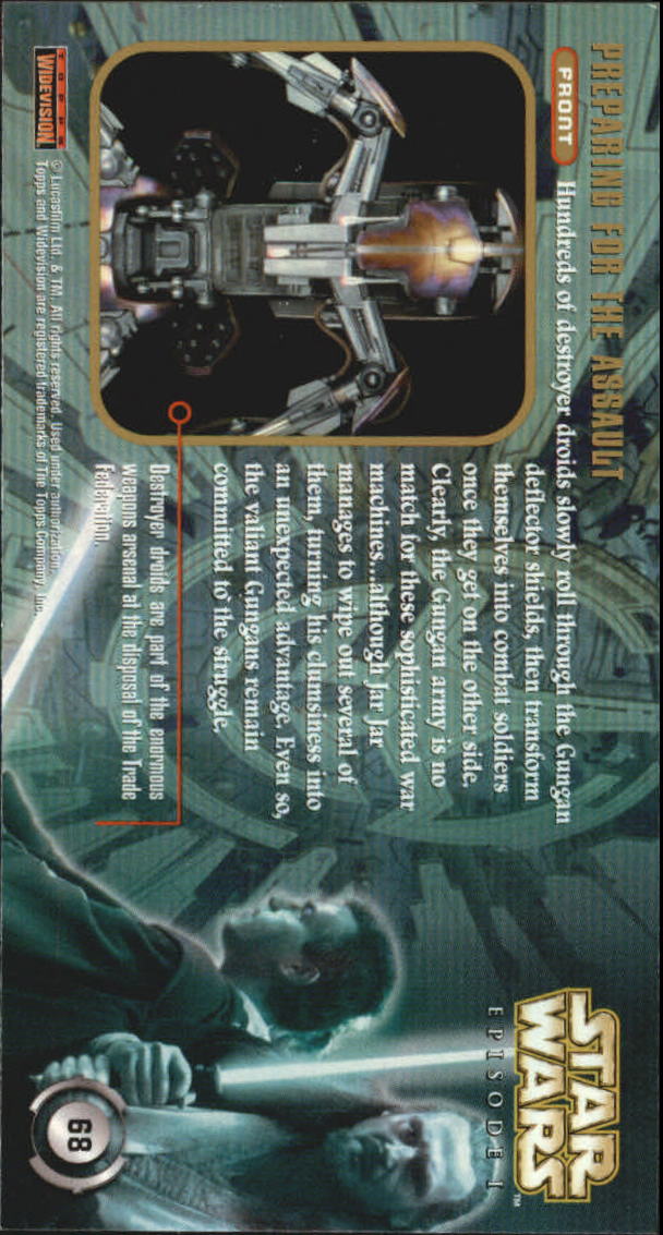 B0310- 1999 Star Wars Episode One Widevision Cards -You Pick- 15+ DARMOWA WYSYŁKA Z USA - Zdjęcie 137 z 161
