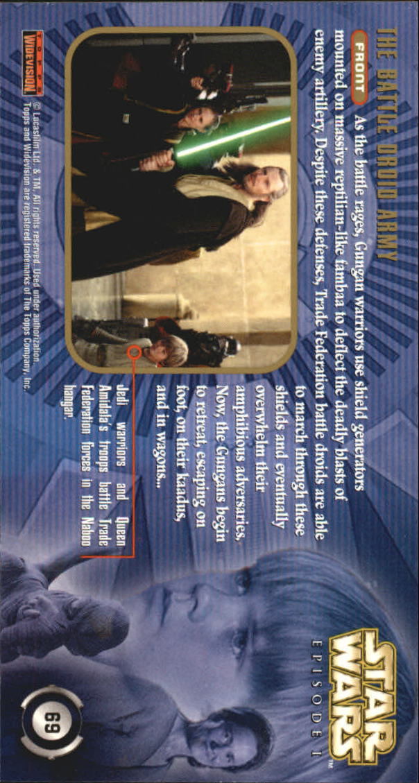 B0310- 1999 Star Wars Episode One Widevision Cards -You Pick- 15+ DARMOWA WYSYŁKA Z USA - Zdjęcie 139 z 161