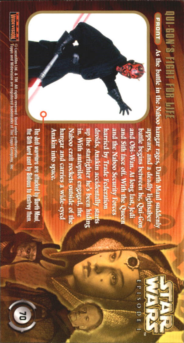 B0310- 1999 Star Wars Episode One Widevision Cards -You Pick- 15+ DARMOWA WYSYŁKA Z USA - Zdjęcie 141 z 161