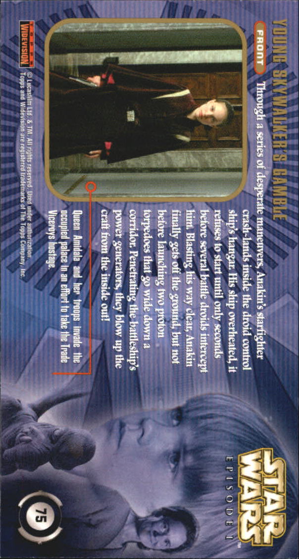B0310- 1999 Star Wars Episode One Widevision Cards -You Pick- 15+ DARMOWA WYSYŁKA Z USA - Zdjęcie 151 z 161