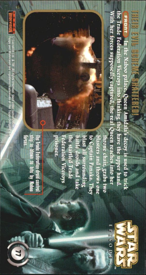 B0310- 1999 Star Wars Episode One Widevision Cards -You Pick- 15+ DARMOWA WYSYŁKA Z USA - Zdjęcie 155 z 161