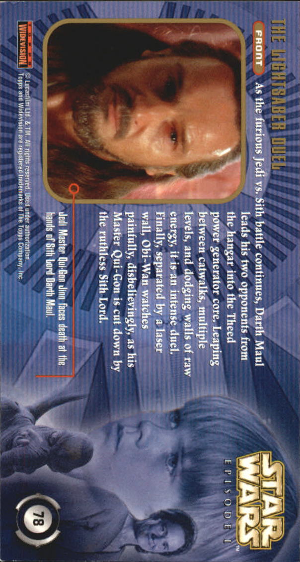 B0310- 1999 Star Wars Episode One Widevision Cards -You Pick- 15+ DARMOWA WYSYŁKA Z USA - Zdjęcie 157 z 161