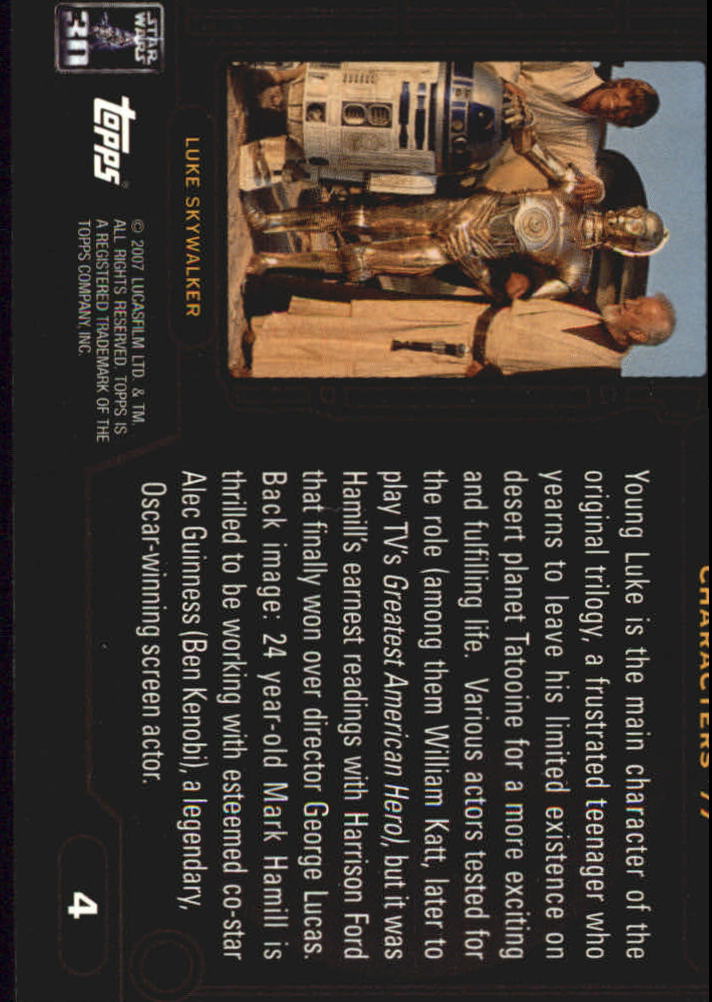 star wars 30th anniversary trading cards