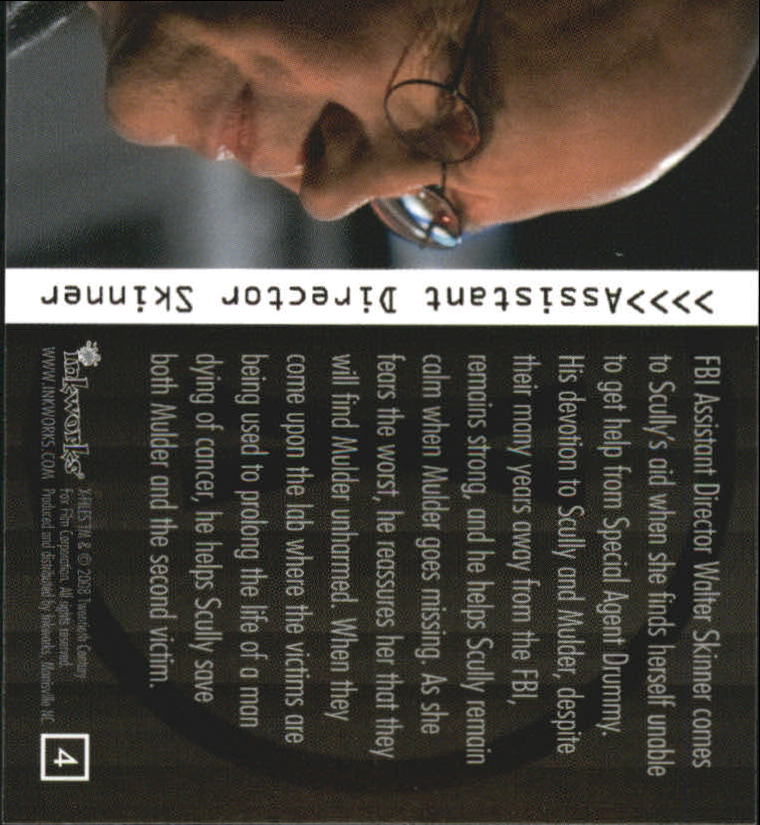 A5636- 2008 X-Files I Want to Believe Card #s 1-72 -You Pick- 15+ FREE US SHIP - Picture 7 of 133