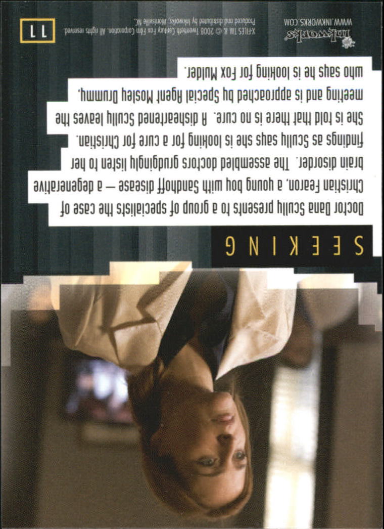 A5636- 2008 X-Files I Want to Believe Card #s 1-72 -You Pick- 15+ FREE US SHIP - Picture 19 of 133