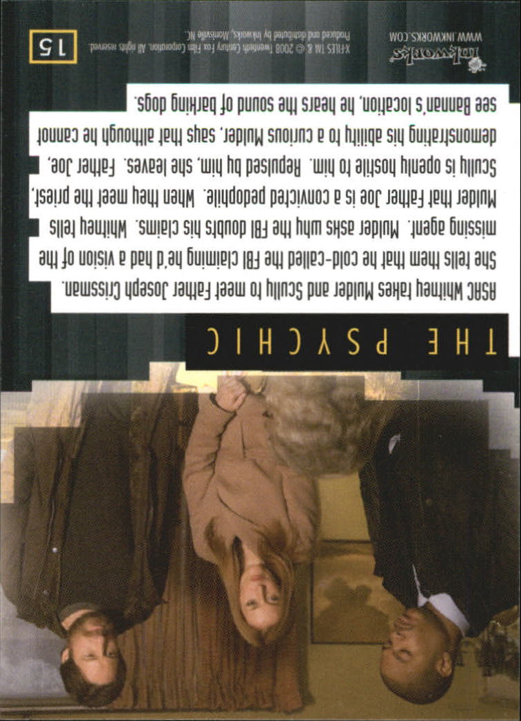 A5636- 2008 X-Files I Want to Believe Card #s 1-72 -You Pick- 15+ FREE US SHIP - Picture 27 of 133