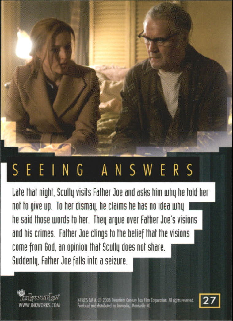 A5636- 2008 X-Files I Want to Believe Card #s 1-72 -You Pick- 15+ FREE US SHIP - Picture 49 of 133