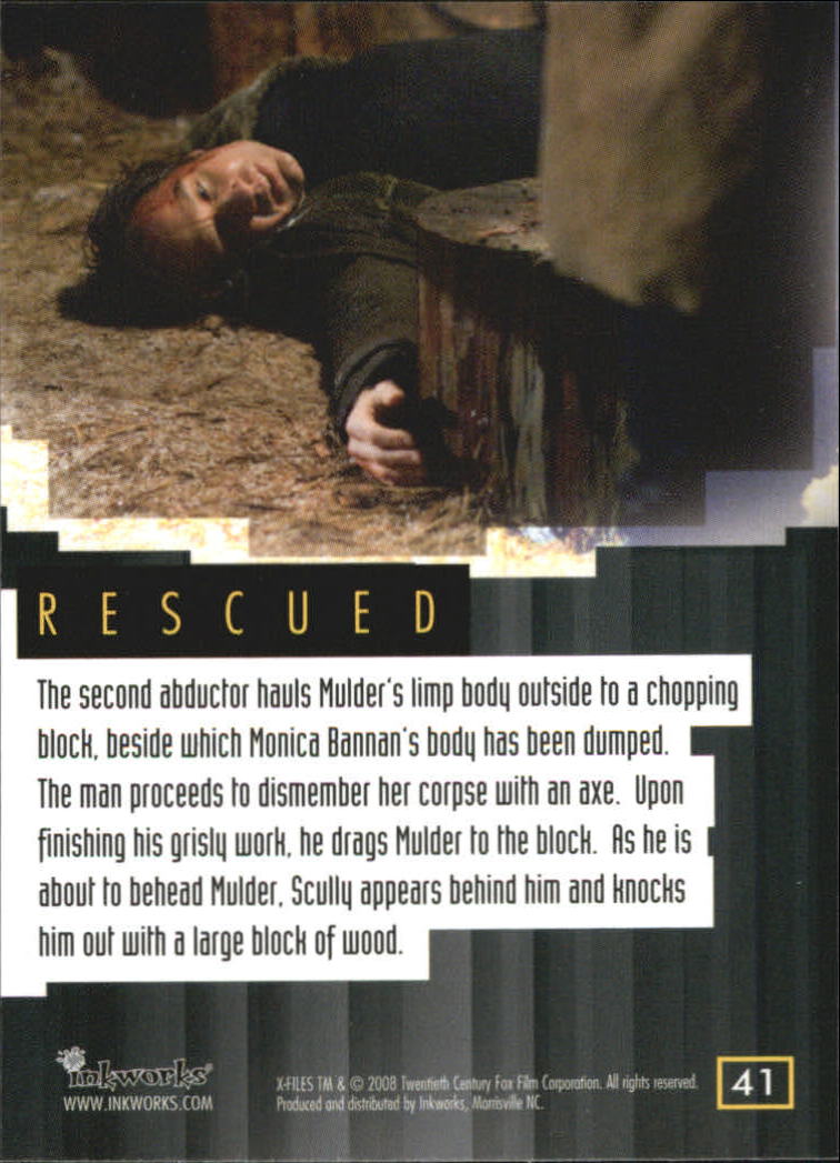 A5636- 2008 X-Files I Want to Believe Card #s 1-72 -You Pick- 15+ FREE US SHIP - Picture 77 of 133