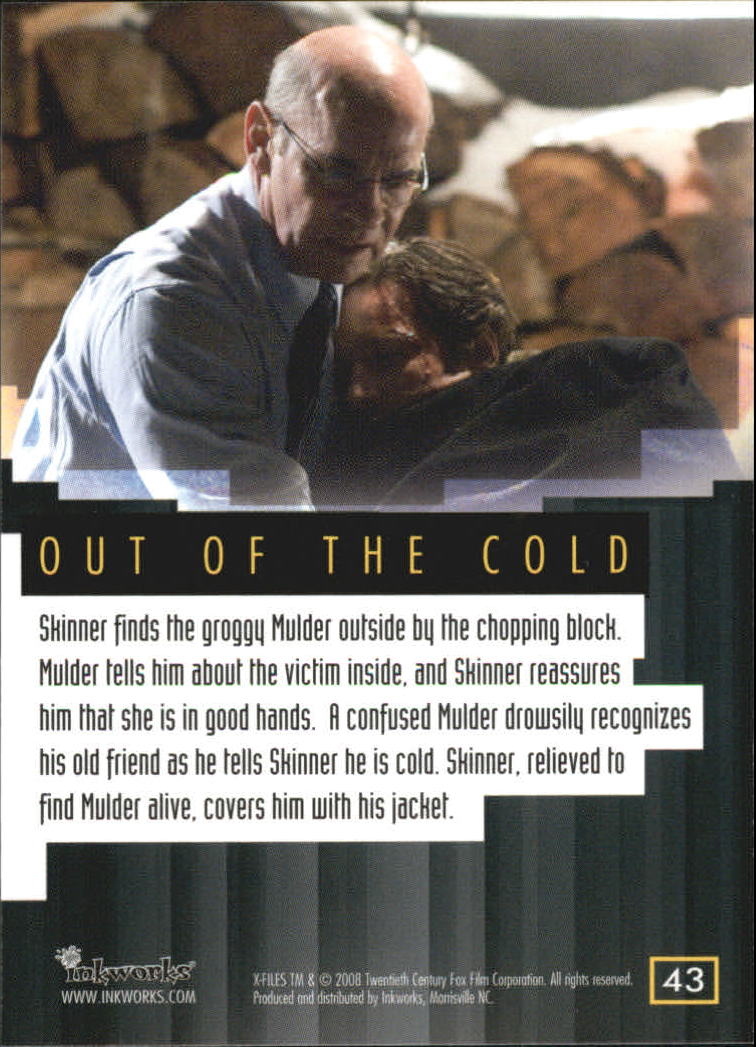 A5636- 2008 X-Files I Want to Believe Card #s 1-72 -You Pick- 15+ FREE US SHIP - Picture 81 of 133