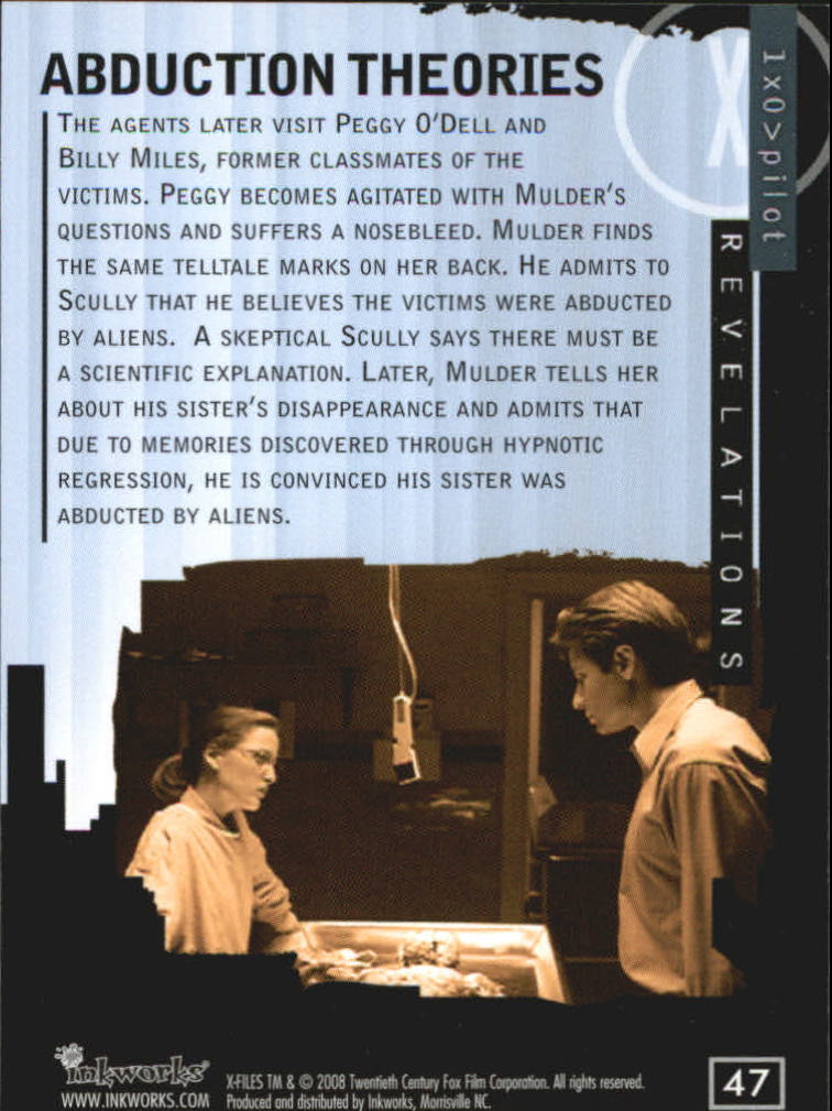 A5636- 2008 X-Files I Want to Believe Card #s 1-72 -You Pick- 15+ FREE US SHIP - Picture 89 of 133