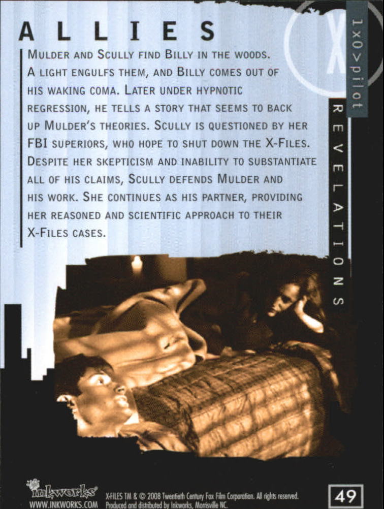 A5636- 2008 X-Files I Want to Believe Card #s 1-72 -You Pick- 15+ FREE US SHIP - Picture 93 of 133