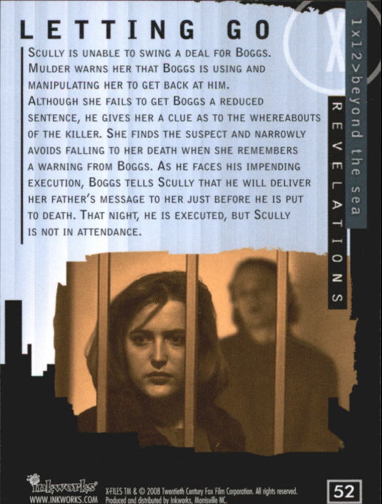 A5636- 2008 X-Files I Want to Believe Card #s 1-72 -You Pick- 15+ FREE US SHIP - Picture 99 of 133