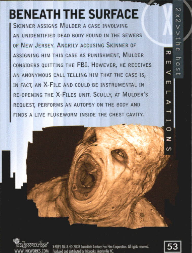 A5636- 2008 X-Files I Want to Believe Card #s 1-72 -You Pick- 15+ FREE US SHIP - Picture 101 of 133