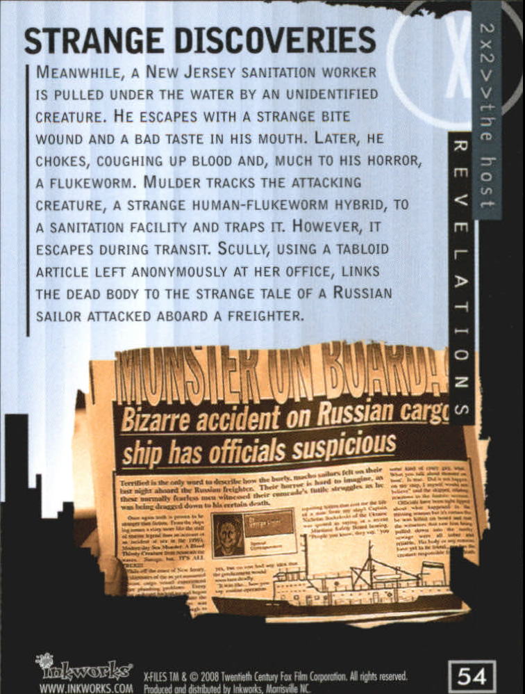 A5636- 2008 X-Files I Want to Believe Card #s 1-72 -You Pick- 15+ FREE US SHIP - Picture 103 of 133