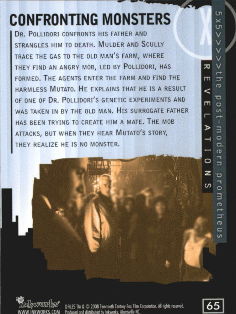 A5636- 2008 X-Files I Want to Believe Card #s 1-72 -You Pick- 15+ FREE US SHIP - Picture 121 of 133
