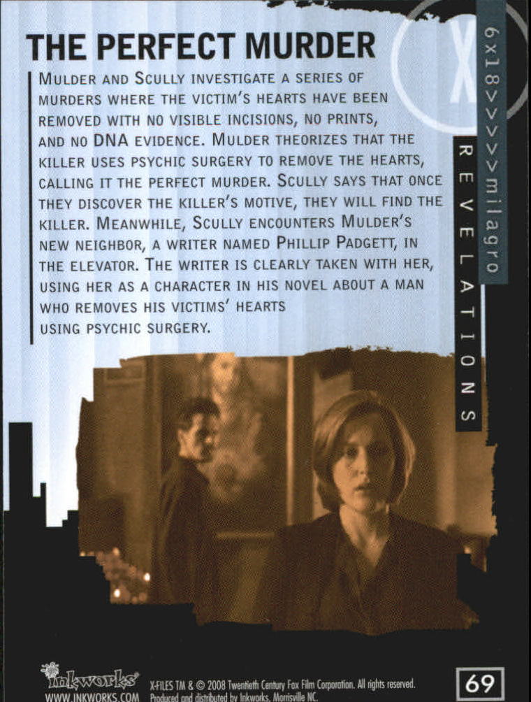 A5636- 2008 X-Files I Want to Believe Card #s 1-72 -You Pick- 15+ FREE US SHIP - Picture 129 of 133