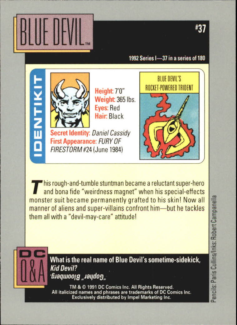 1992 dc comics trading cards