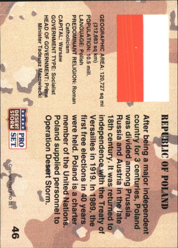 A8191- 1991 Desert Storm Pro Set Card #s 1-250 -You Pick- 10+ FREE US SHIP - Picture 79 of 439