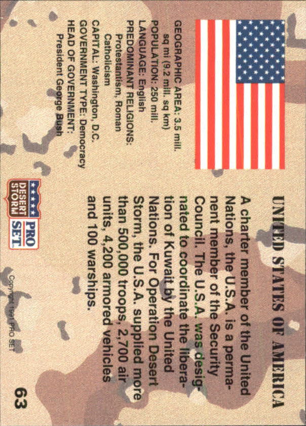 A8191- 1991 Desert Storm Pro Set Card #s 1-250 -You Pick- 10+ FREE US SHIP - Picture 103 of 439