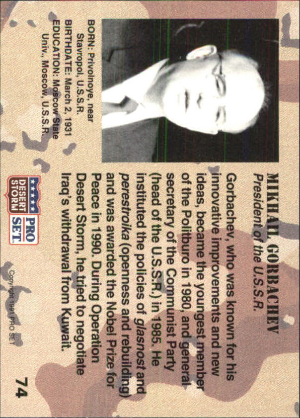 A8191- 1991 Desert Storm Pro Set Card #s 1-250 -You Pick- 10+ FREE US SHIP - Picture 121 of 439