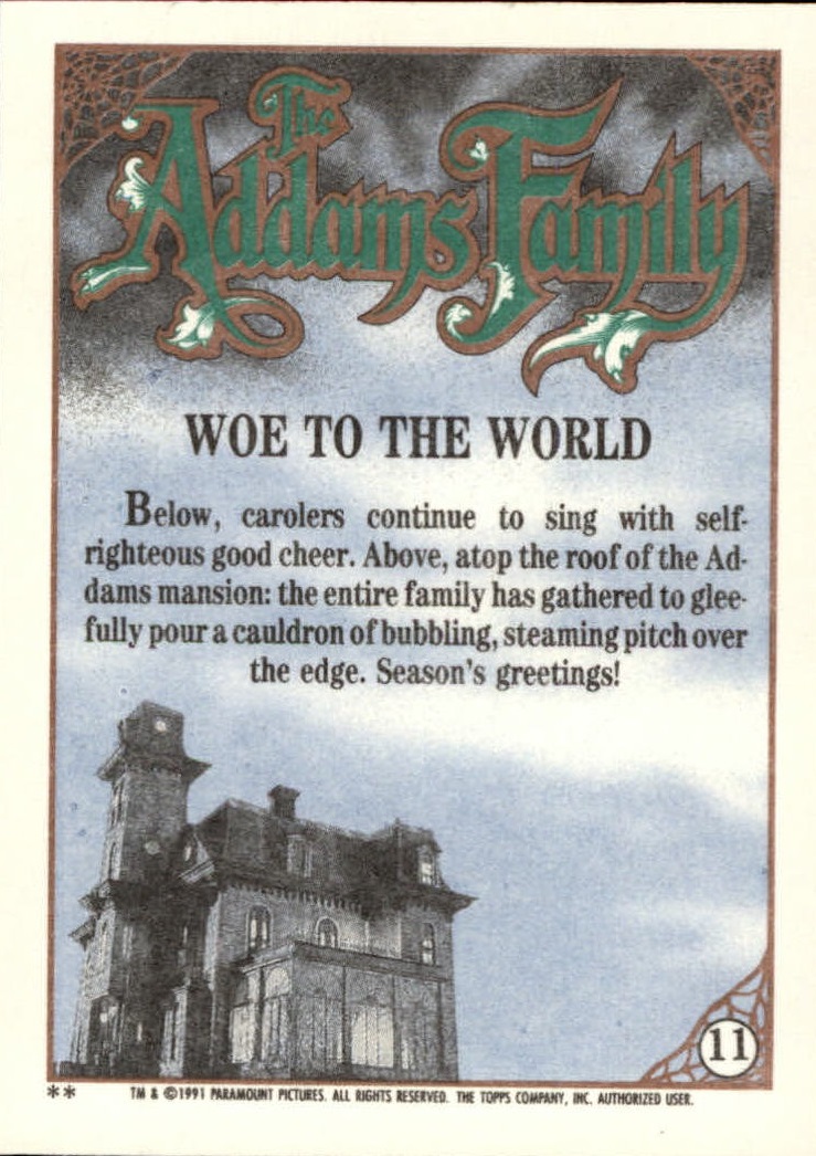 B2070- 1991 The Addams Family Cards 1-99 +Stickers -You Pick- 15+ FREE US SHIP - Picture 17 of 185