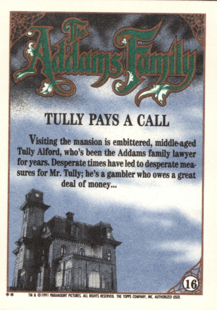 B2070- 1991 The Addams Family Cards 1-99 +Stickers -You Pick- 15+ FREE US SHIP - Picture 27 of 185