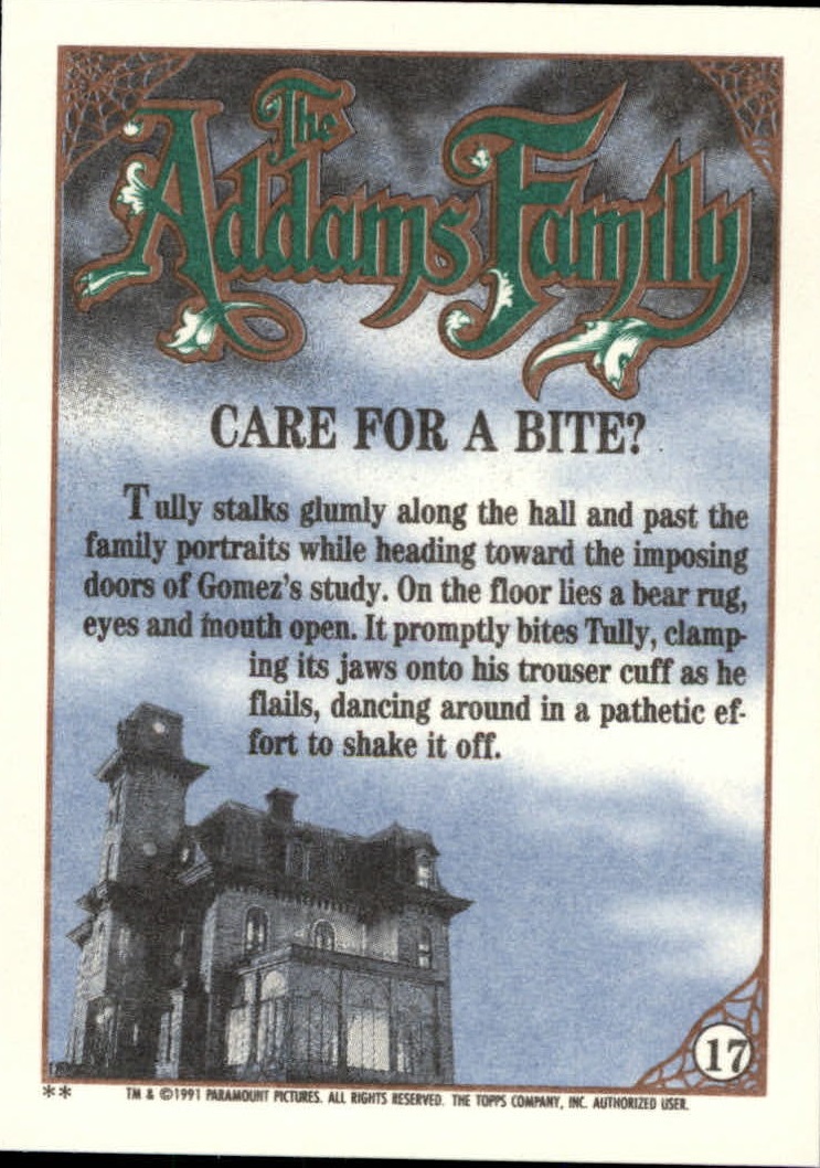 B2070- 1991 The Addams Family Cards 1-99 +Stickers -You Pick- 15+ FREE US SHIP - Picture 29 of 185