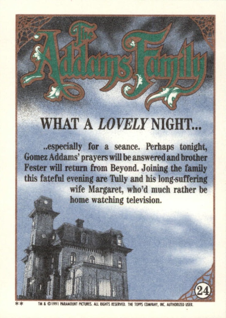 B2070- 1991 The Addams Family Cards 1-99 +Stickers -You Pick- 15+ FREE US SHIP - Picture 41 of 185