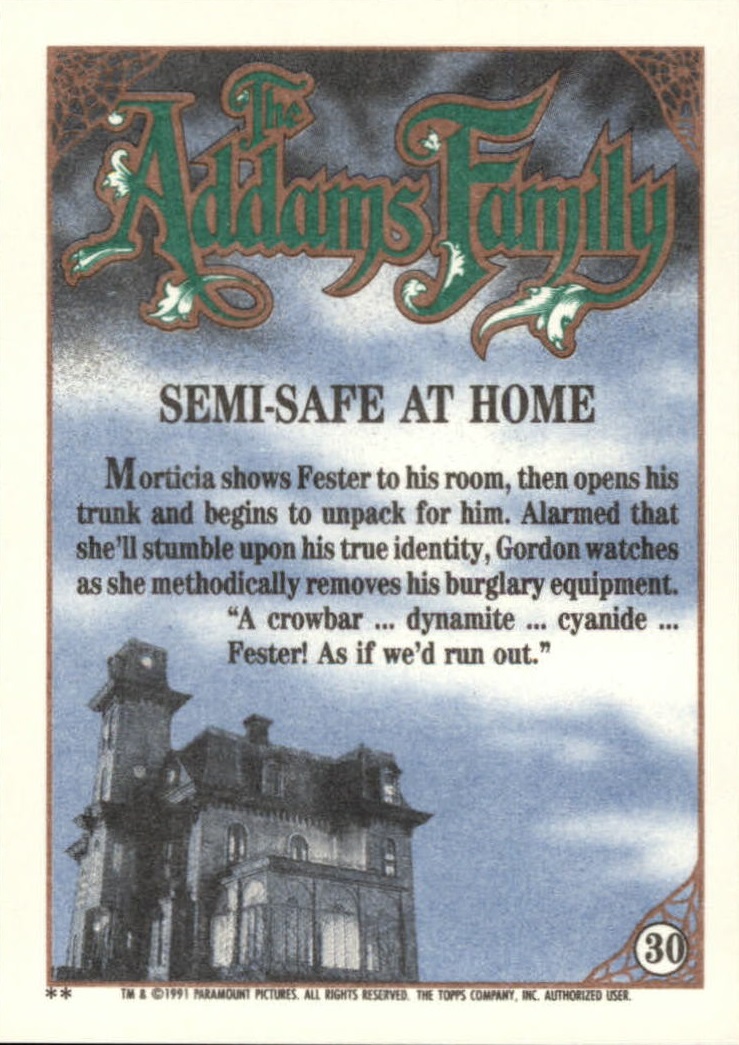 B2070- 1991 The Addams Family Cards 1-99 +Stickers -You Pick- 15+ FREE US SHIP - Picture 53 of 185
