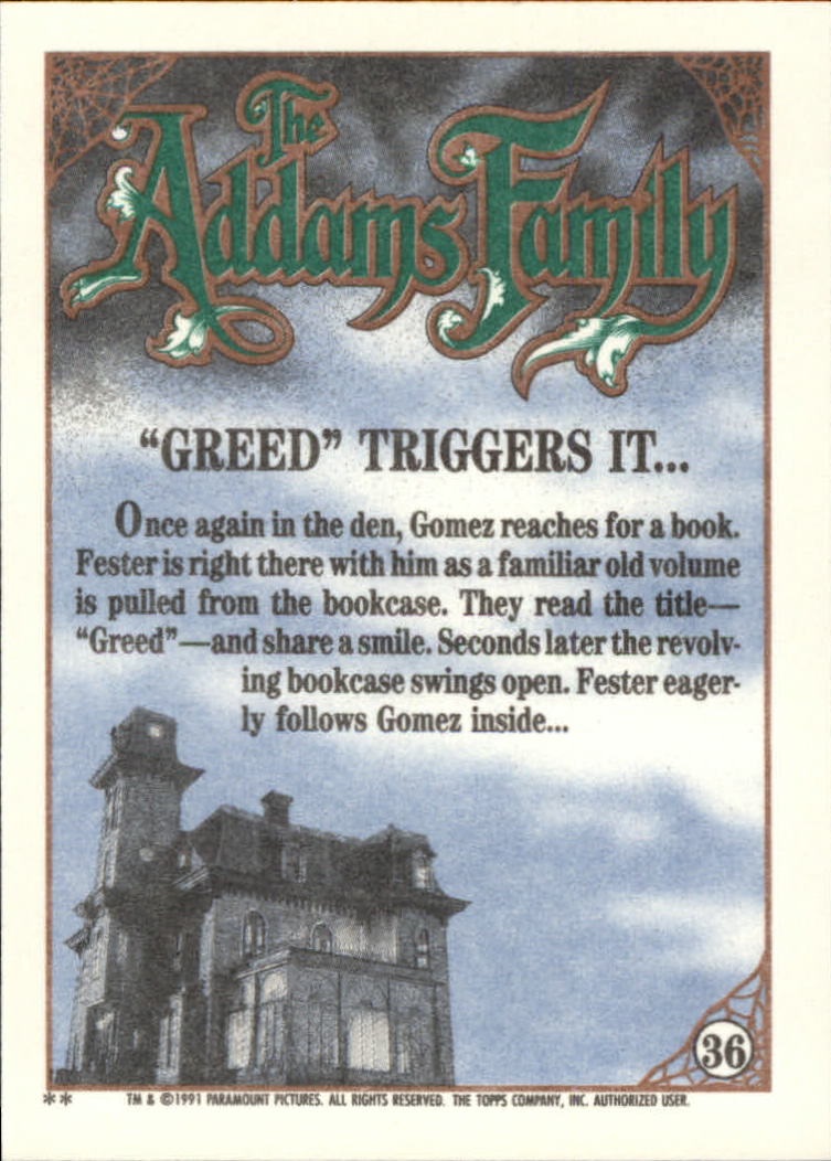 B2070- 1991 The Addams Family Cards 1-99 +Stickers -You Pick- 15+ FREE US SHIP - Picture 65 of 185