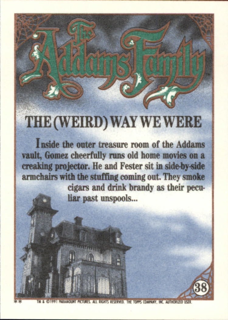 B2070- 1991 The Addams Family Cards 1-99 +Stickers -You Pick- 15+ FREE US SHIP - Picture 69 of 185