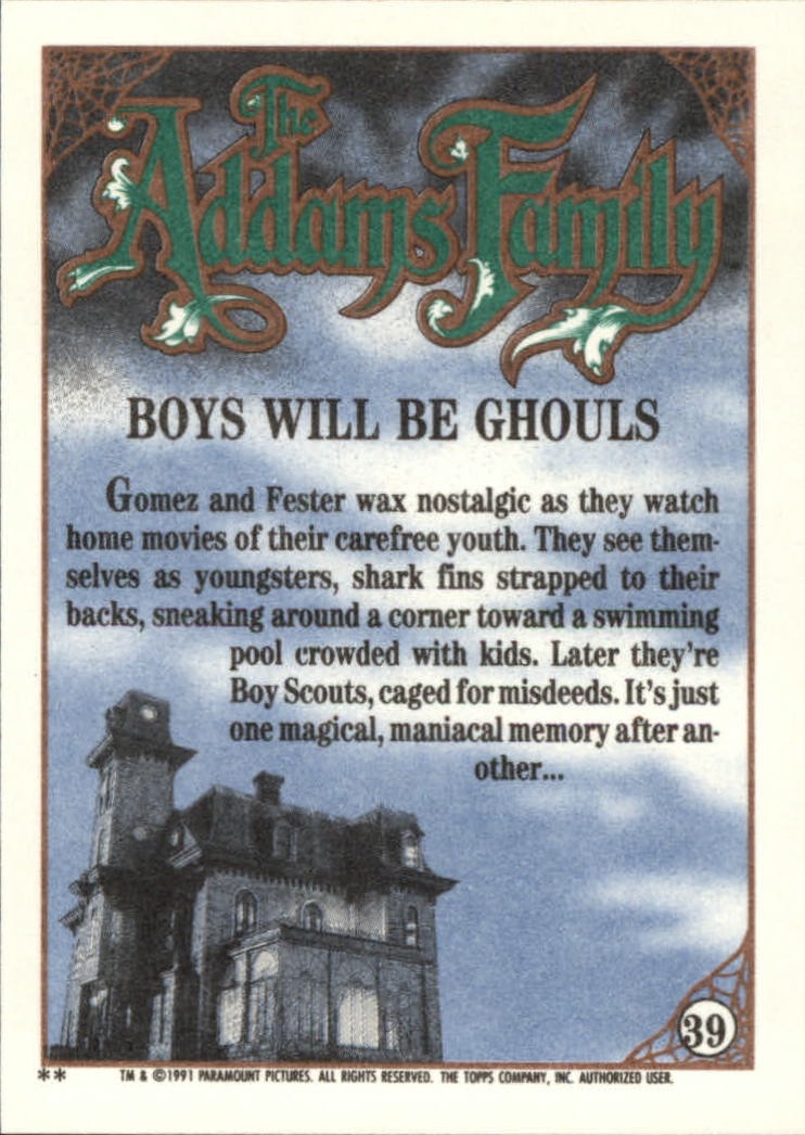 B2070- 1991 The Addams Family Cards 1-99 +Stickers -You Pick- 15+ FREE US SHIP - Picture 71 of 185