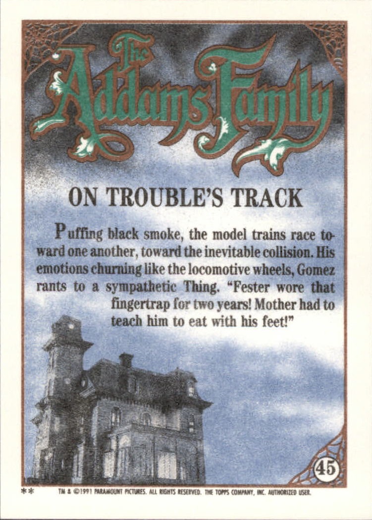 B2070- 1991 The Addams Family Cards 1-99 +Stickers -You Pick- 15+ FREE US SHIP - Picture 83 of 185