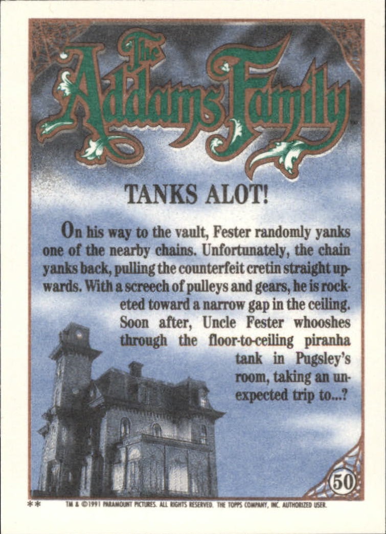 B2070- 1991 The Addams Family Cards 1-99 +Stickers -You Pick- 15+ FREE US SHIP - Picture 93 of 185