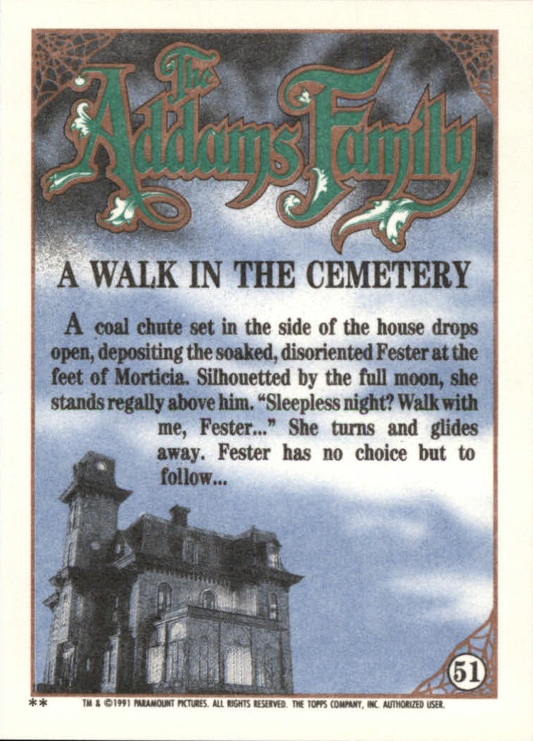 B2070- 1991 The Addams Family Cards 1-99 +Stickers -You Pick- 15+ FREE US SHIP - Picture 95 of 185