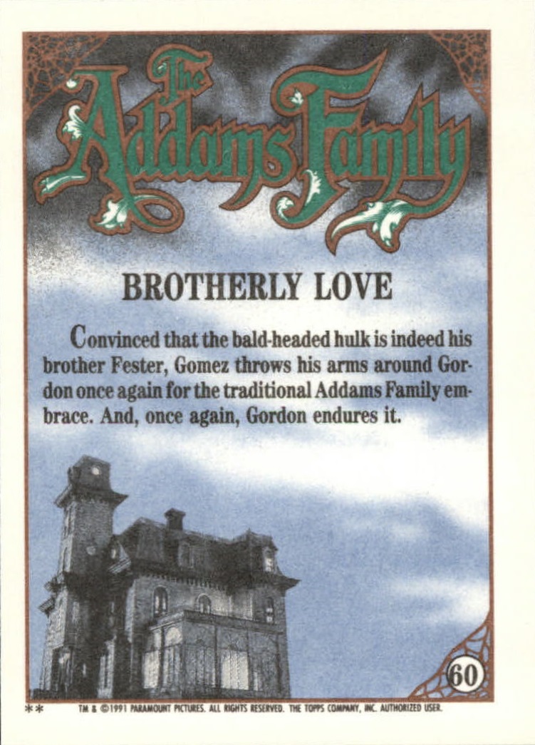 B2070- 1991 The Addams Family Cards 1-99 +Stickers -You Pick- 15+ FREE US SHIP - Picture 113 of 185