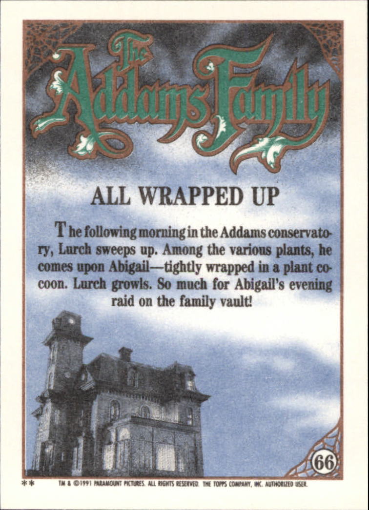 B2070- 1991 The Addams Family Cards 1-99 +Stickers -You Pick- 15+ FREE US SHIP - Picture 123 of 185