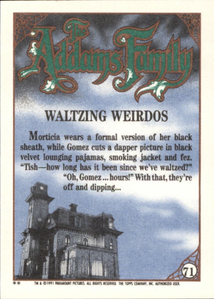 B2070- 1991 The Addams Family Cards 1-99 +Stickers -You Pick- 15+ FREE US SHIP - Picture 131 of 185