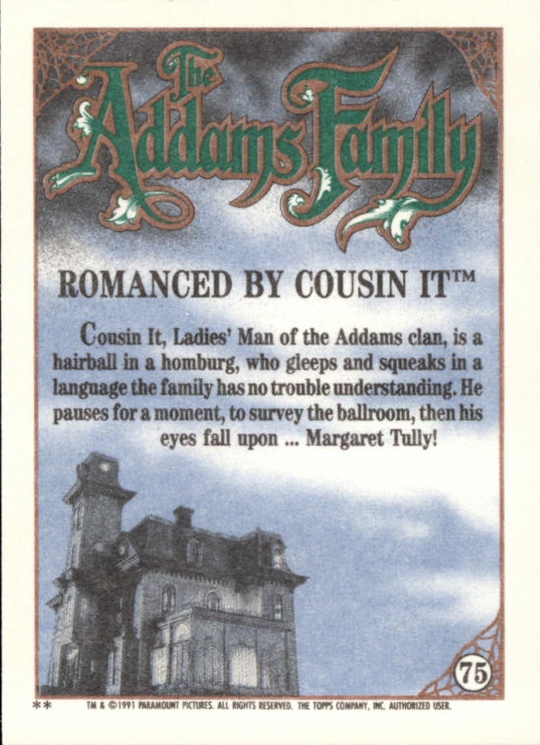 B2070- 1991 The Addams Family Cards 1-99 +Stickers -You Pick- 15+ FREE US SHIP - Picture 137 of 185