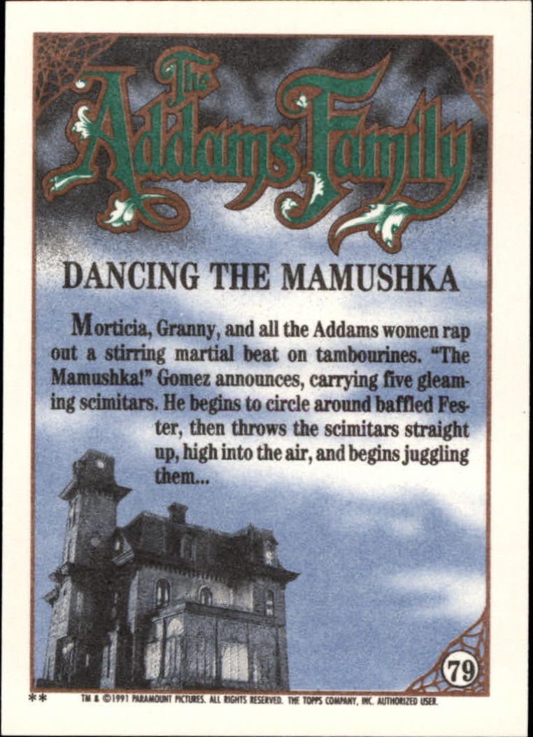 B2070- 1991 The Addams Family Cards 1-99 +Stickers -You Pick- 15+ FREE US SHIP - Picture 143 of 185