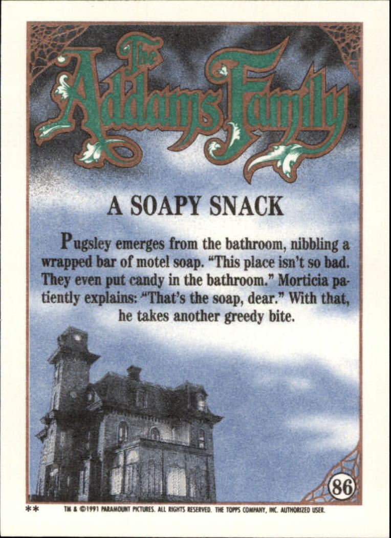 B2070- 1991 The Addams Family Cards 1-99 +Stickers -You Pick- 15+ FREE US SHIP - Picture 157 of 185