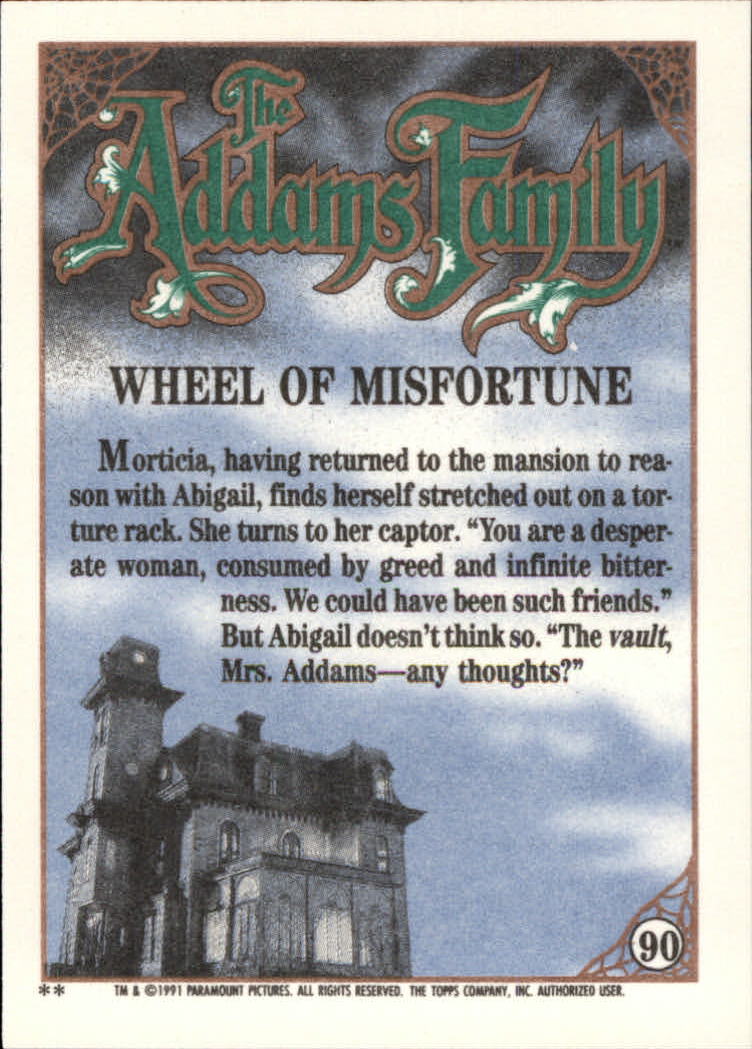 B2070- 1991 The Addams Family Cards 1-99 +Stickers -You Pick- 15+ FREE US SHIP - Picture 165 of 185